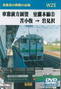 W25 車窓前方展望 室蘭本線(3) 苫小牧→岩見沢 2枚組 DVD