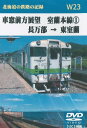 W23 車窓前方展望 室蘭本(1) 長万部→東室蘭 2枚組 DVD