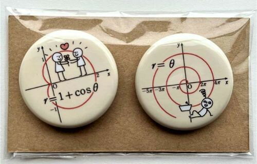 缶バッジ(たのしい数学)