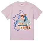 【安納サオリ / シャイニング】滋賀地元凱旋興行新作Tシャツ ライトピンク