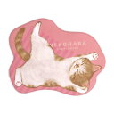 ねこハラ特大シール(ピンク)