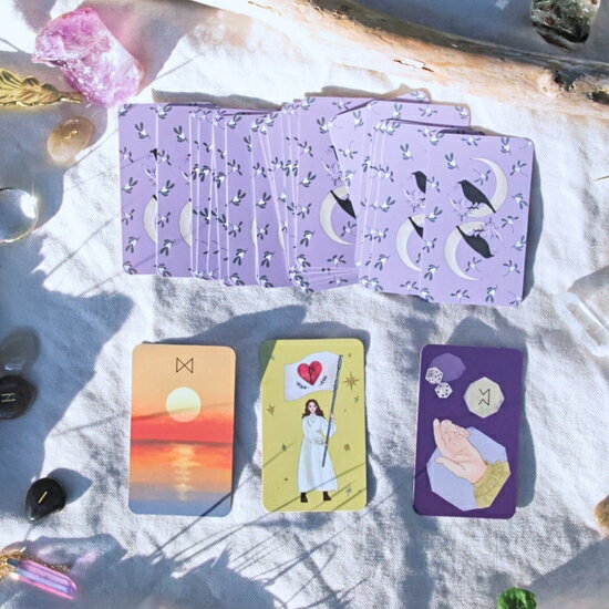 ライラックルーンカード