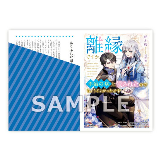 【予約】【特典付き】離縁ですか、不治の病に侵されたのでちょうどよかったです（12/02頃発送予定）