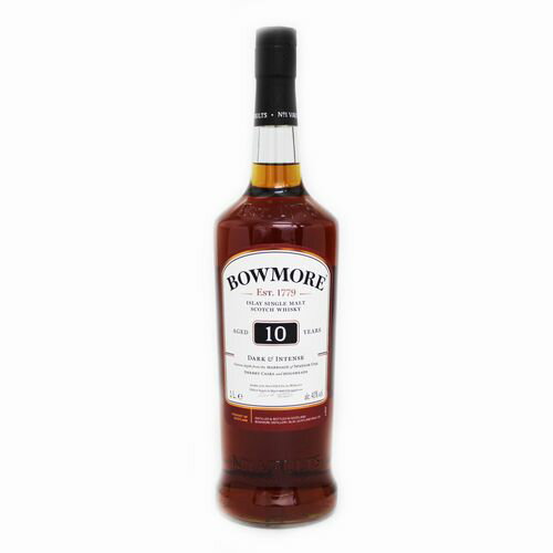 BOWMORE ［スコッチ／シングルモルトウイスキー］ボウモア 10年 ダーク アンド インテンス 40度【試飲用50mlボトル】