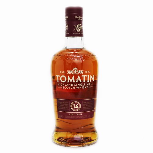 TOMATIN ［スコッチ/シングルモルトウイスキー］トマーティン 14年 ポートカスク 46度【試飲用50mlボトル】