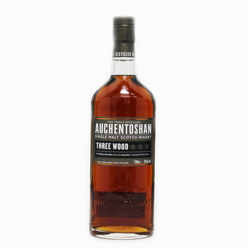 AUCHENTOSHAN ［スコッチ／シングルモルトウイスキー］オーヘントッシャン スリーウッド 43度【試飲用50mlボトル】