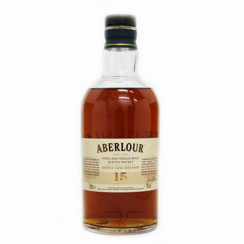 ABERLOUR ［スコッチ／シングルモルトウイスキー］アベラワー 15年 ダブルカスク 40度【試飲用50mlボトル】