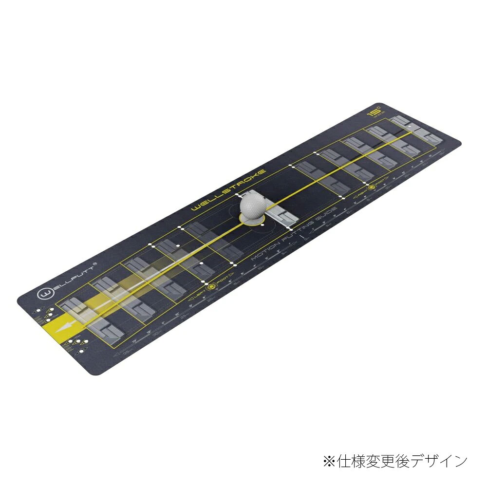 Wellstrokeは自身のパッティングを見直し、正しく修繕するためのトレーニングツールです。 他製品同様、キャメロン・マコーミック氏監修のシンプルながらも高精度のデザインで、 正しいボールとのコンタクト、タッチ、方向性が身につきます。 また、使っているパターに合わせたスウィングアークを選ぶことができるため、自身の パッティングのなおすべき箇所を把握でき、より精度の高い練習を行うことができます。 ・自分に合わせたアークを12度、15度、18度、21度、24度から選択可能 　（この製品は15度のものです） ・正しいパッティングの姿勢が身につく ・Made in Franceの高品質かつ軽量マット ・ジョーダン=スピースのコーチ、キャメロン=マコーミック監修 ・PGAツアーのトッププロが実際の練習で使用Wellstrokeは自身のパッティングを見直し、正しく修繕するためのトレーニングツールです。 他製品同様、キャメロン・マコーミック氏監修のシンプルながらも高精度のデザインで、 正しいボールとのコンタクト、タッチ、方向性が身につきます。 また、使っているパターに合わせたスウィングアークを選ぶことができるため、自身の パッティングのなおすべき箇所を把握でき、より精度の高い練習を行うことができます。 ・自分に合わせたアークを12度、15度、18度、21度、24度から選択可能 　（この製品は15度のものです） ・正しいパッティングの姿勢が身につく ・Made in Franceの高品質かつ軽量マット ・ジョーダン=スピースのコーチ、キャメロン=マコーミック監修 ・PGAツアーのトッププロが実際の練習で使用
