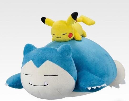 Pokémon Collection くじ Let's Go for a Walk!　B賞 カビゴン＆ピカチュウぬいぐるみ