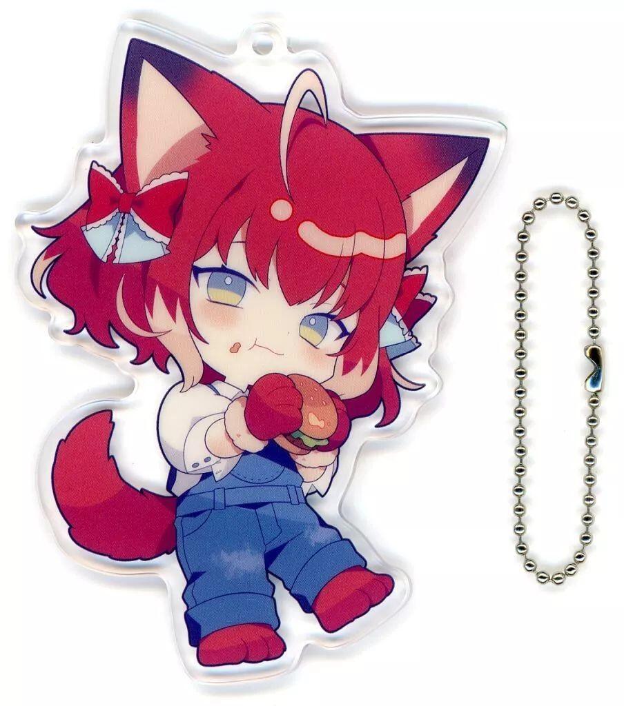 アクリルキーチェーン　赤見かるび