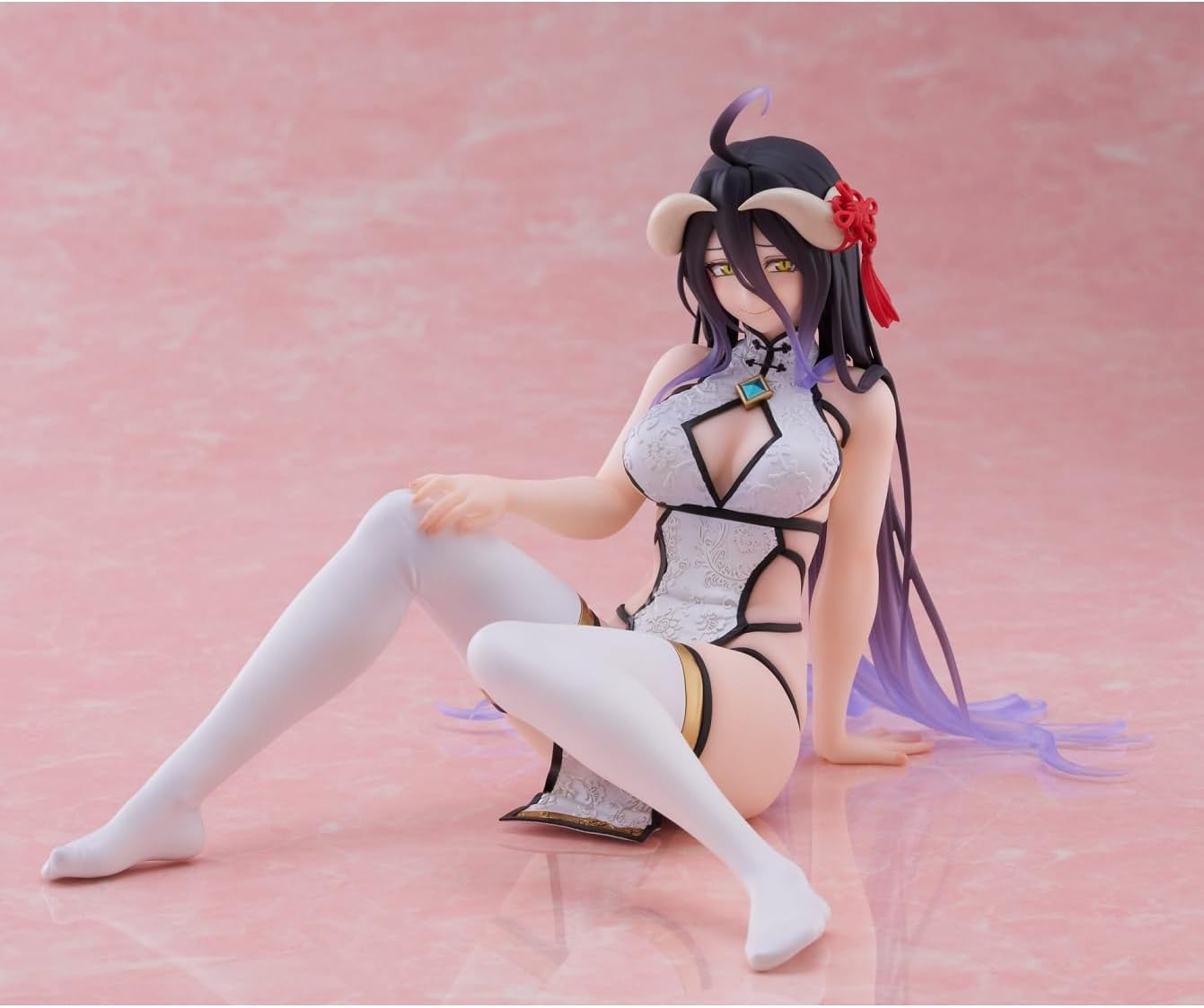 乐天商城 - オーバーロード Desktop Cute フィギュア アルベド チャイナドレスver.