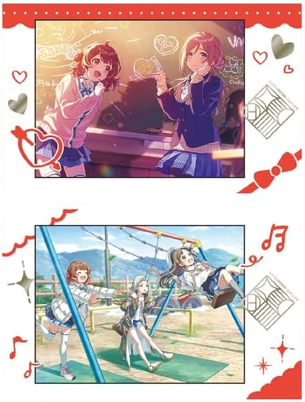 乐天商城 - 一番くじ 学園アイドルマスター Part3 G賞 フォトカードセット 集合絵柄 A 花海佑芽 姫崎莉波 倉本千奈 篠澤広 イラストカード