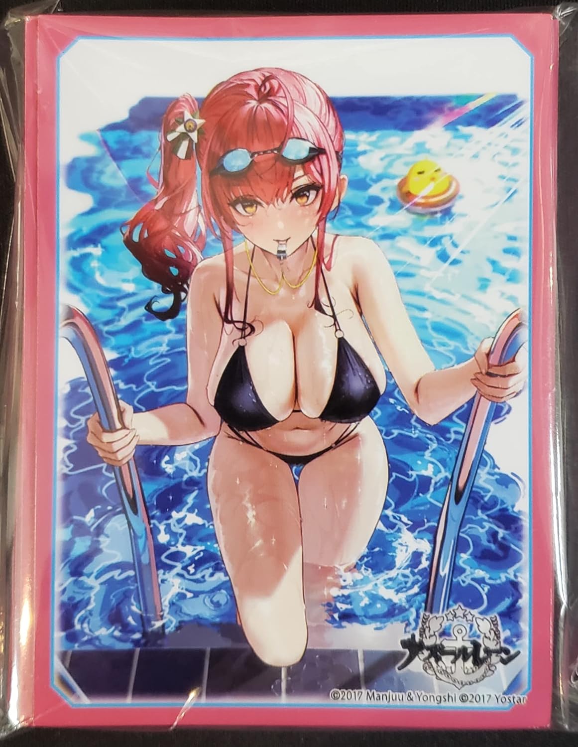 乐天商城 - ブロッコリートレカアイテムくじEX「アズールレーン」第2弾 E賞：キャラクタースリーブEX 「ザラ」水着Ver.