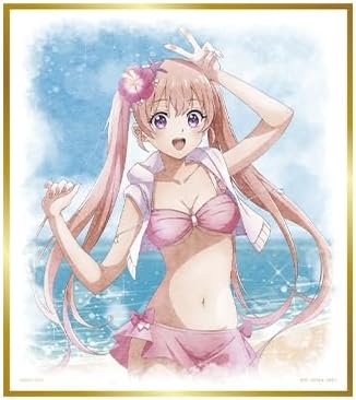 一番くじ カッコウの許嫁 第四弾 この夏は一生忘れない！！ H賞 ミニ色紙 天野エリカ(水着)