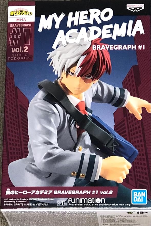 乐天商城 - バンプレスト 僕のヒーローアカデミア BRAVEGRAPH #1 vol.2 轟焦凍
