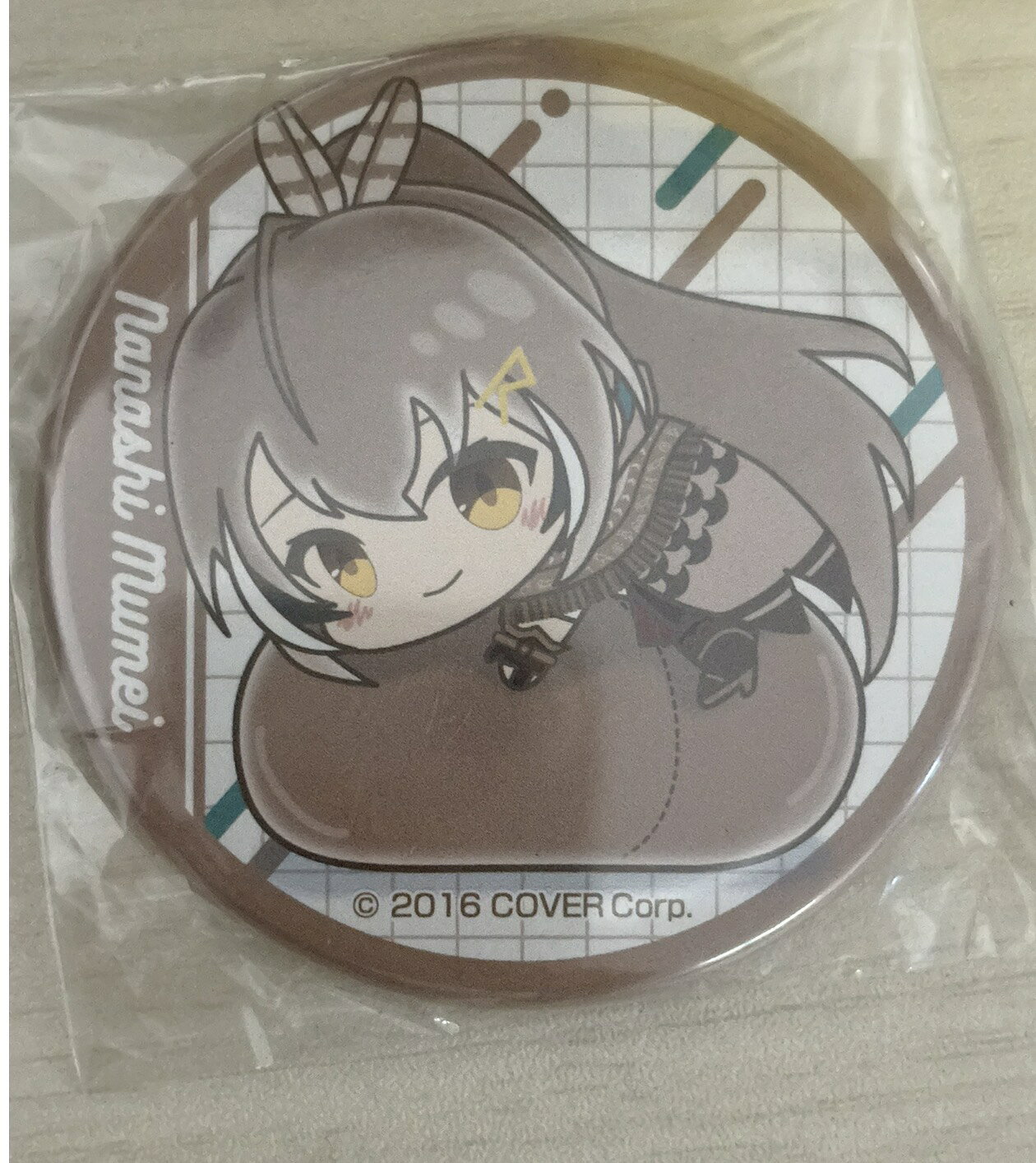 ホロライブ はぐみーつ CONバッジ 缶バッジ 七詩ムメイ