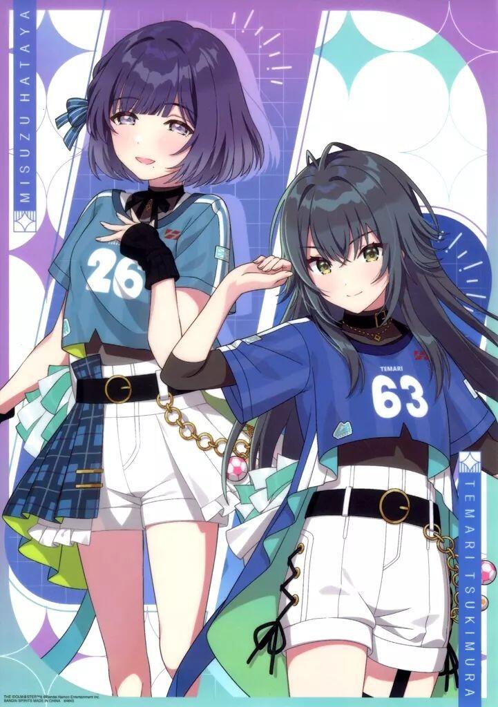 Rakuten - クリアポスター 描きおろし A3クリアポスター 月村手毬＆秦谷美鈴 「一番くじ 学園アイドルマスター Part2」 D賞