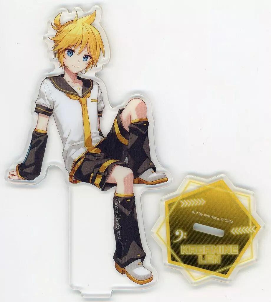 乐天商城 - 鏡音レン アクリルスタンド フリューくじ 初音ミク ぬーどるストッパーフィギュア D賞