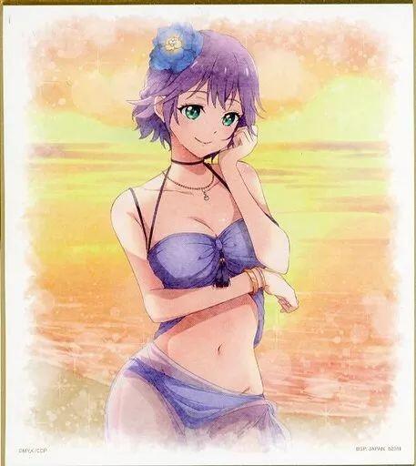 瀬川ひろ　水着 ミニ色紙 色コレ 一番くじ カッコウの許嫁 第四弾 この夏は一生忘れない!!　H賞