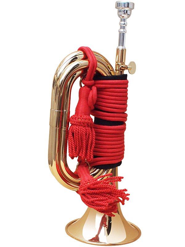 消防ユニフォーム　楽天市場店のヤマト　信号ラッパ　3ツ巻　ネジ式　消防 消防団 出初式・音楽隊｜アングル2