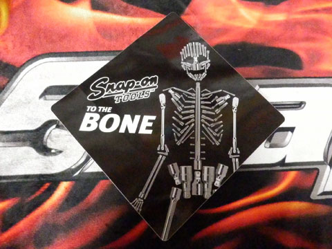 Snap-on（スナップオン）ステッカー「TO THE BONE DECAL」 2