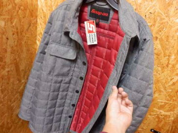 【春秋冬用】Snap-on（スナップオン）ジャケット「QUILTED SHIRT JACKET」