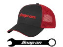 Snap-on（スナップオン）メッシュキャップ,帽子「FOAM MESH CAP - BLACK / RED」