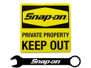 Snap-on（スナップオン）ステッカー「KEEP OUT DECAL」