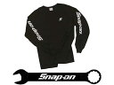 Snap-on（スナップオン）ティーシャツ「BLACK LONG SLEEVE TEE」