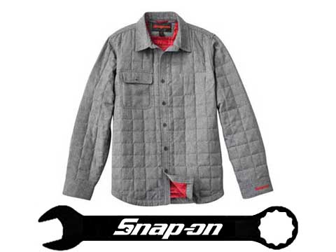 楽天shouei net shop【春秋冬用】Snap-on（スナップオン）ジャケット「QUILTED SHIRT JACKET」