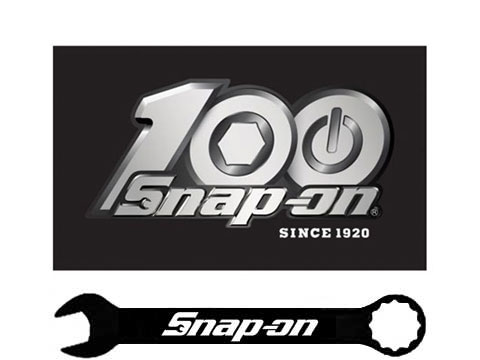 Snap-on（スナップオン）ステッカー「100th BLACK DECAL」