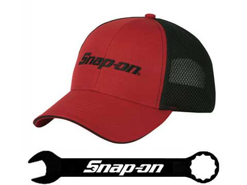 Snap-on（スナップオン）メッシュキャップ,帽子「FOAM MESH CAP - RED / BLACK」