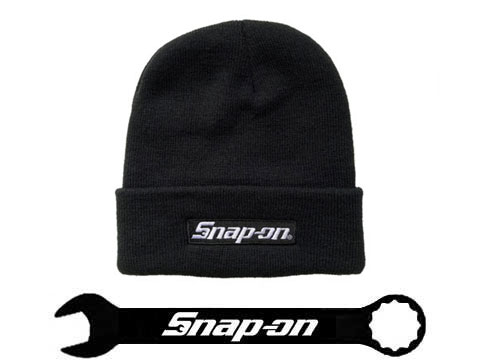 Snap-on（スナップオン）ニット帽,折り返し,帽子「BLACK CUFF BEANIE」