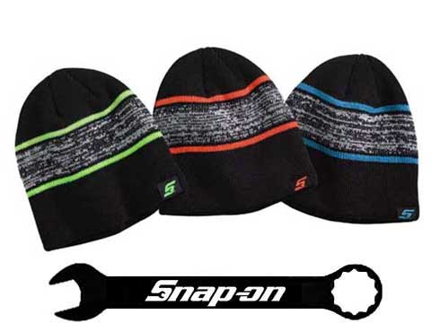 Snap-on（スナップオン）ニット帽,ビーニー帽,帽子「NEON STRIPED BEANIE」