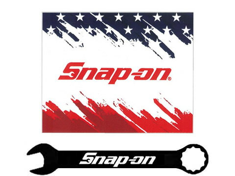 Snap-on（スナップオン）ステッカー「RED WHITE AND BLUE DECAL」