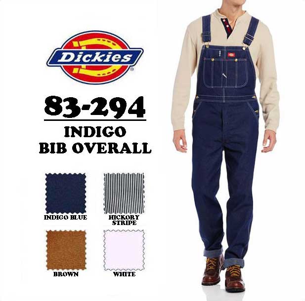 ブランド：Dickies（アメリカ） 品番：#83-294 素材；コットン100％。 厚み；11・3/4oz. ◆サイズについて◆ オーバーオールはカバーオール（つなぎ）のサイズと表記が異なります。 ワークパンツ・ジーンズなどと同じサイズ表...