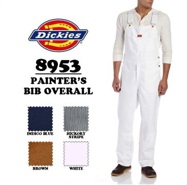 DICKIES（ディッキーズ）PAINTER’S BIB OVERALL 【WHITE】オーバーオール ホワイト