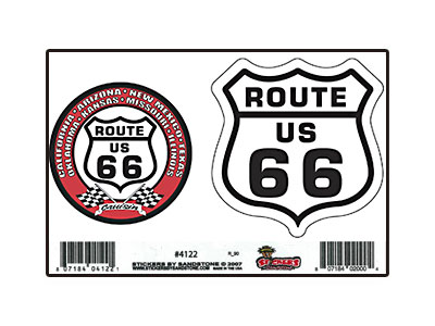 ROUTE 66（ルート66）ステッカー、ラージ【02】