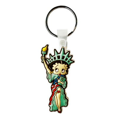 BETTY BOOP（ベティーブープ）ラバーキーホルダー【BT-KH-07】