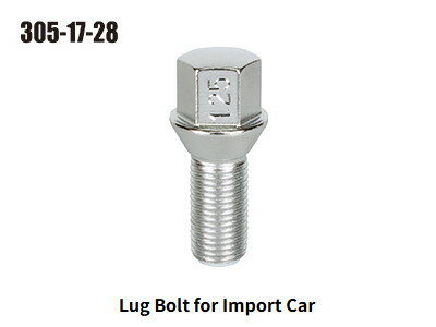 KYO-EI（協永産業）外車用ハブボルト，ホイールボルト（シルバー / クローム，BMW車）【305-17-28】