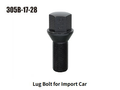 KYO-EI（協永産業）外車用ハブボルト，ホイールボルト（ブラック，BMW車）【305B-17-28】