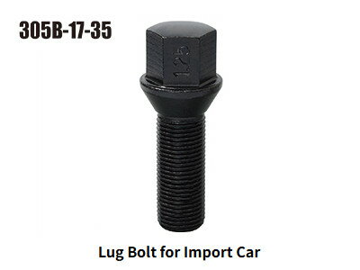 KYO-EI（協永産業）外車用ハブボルト，ホイールボルト（ブラック，BMW車）【305B-17-35】