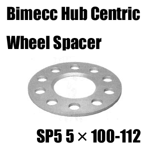 Bimecc（ビメック）ハブセントリックホイールスペーサー2枚入り【SP5 5×100-112】