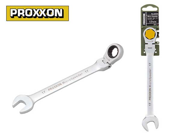 Socket Wrench - PROXXON（プロクソン）マイクロ・スピーダー,フレックスコンビレンチ,17mm【No.83054】
