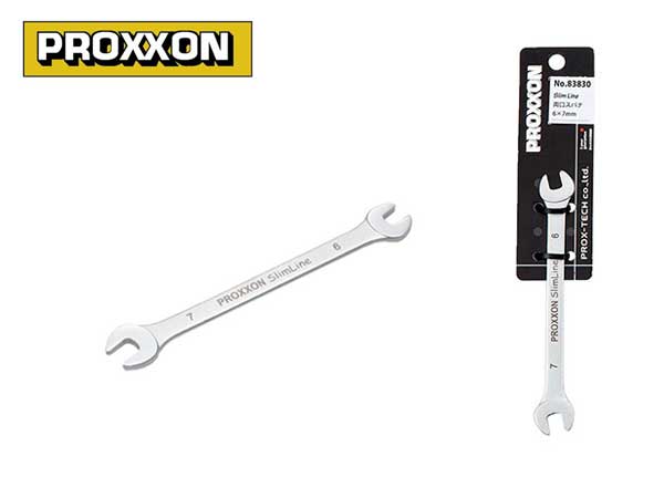 PROXXON（プロクソン）薄口両口スパナ,スリムライン,6×7mm【No.83830】