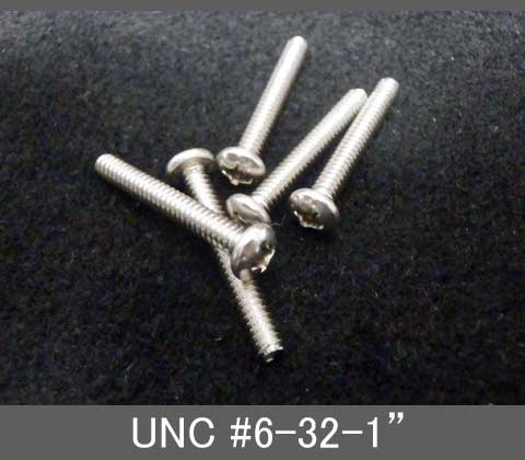 Rakuten - インチネジ（プラス鍋ねじ）UNC（ユニファイ並目）#6 32山 首下長1” ステンレス