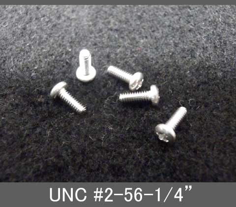 Rakuten - インチネジ（プラス鍋ねじ）UNC（ユニファイ並目）#2 56山 首下長1/4” ステンレス