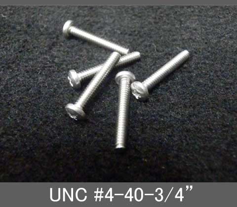Rakuten - インチネジ（プラス鍋ねじ）UNC（ユニファイ並目）#4 40山 首下長3/4” ステンレス