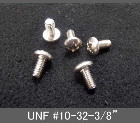 Rakuten - インチネジ（プラス鍋ねじ）UNF（ユニファイ細目）#10 32山 首下長3/8” ステンレス
