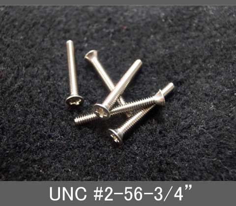 Rakuten - インチネジ（プラス皿ねじ）UNC（ユニファイ並目）#2 56山 全長3/4” ステンレス